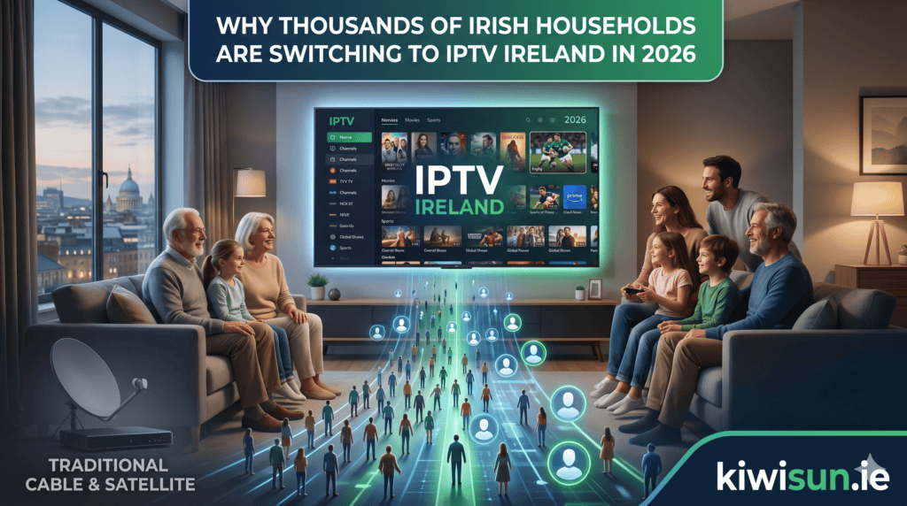 IPTV Ireland — Why Irish households are switching to KiwiSun